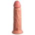 King Cock Elite 8 - realistyczny dildo z przyssawką (20cm) - naturalny