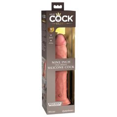   King Cock Elite 9 - realistyczny dildo z przyssawką 23cm - cielisty