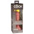 King Cock Elite 6 - realistyczny wibrator 15 cm (ciemny naturalny)