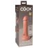King Cock Elite 6 - realistyczny wibrator 15 cm (ciemny naturalny)