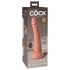 King Cock Elite 7 - przyssawkowy, radiowy wibrator 18cm - naturalny