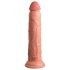 King Cock Elite 9 - wibracyjny do przyssania 23cm - naturalny