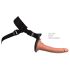 King Cock Elite Comfy Body Dock - brązowe paski do strap-onów