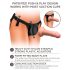 King Cock Elite Beginner's - przypinany dildo (naturalny)