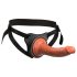 King Cock Elite Comfy - Strap-on z uprzężą (ciemny naturalny)