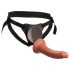 King Cock Elite Comfy - Strap-on z uprzężą (ciemny naturalny)