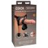 Zestaw Deluxe King Cock Elite - silikonowy strap-on