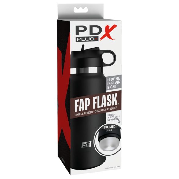 Fap Flask Thrill Seeker - masturbator w butelce - czarny
