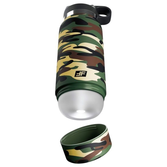 Happy Camper Masturbator - zielono-czarny design w stylowej piersiówce