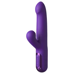   Fantasy For Her - wibrator 2w1 z funkcją pchającą i stymulatorem łechtaczki