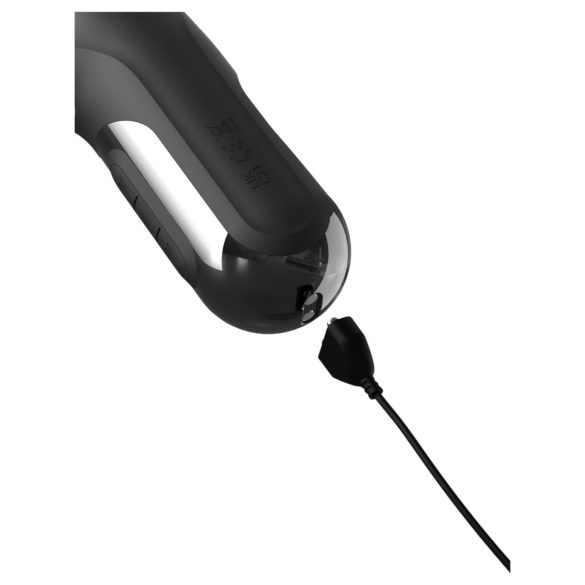 Fetish - wibrator z 3 silnikami - funkcja posuwu - czarny