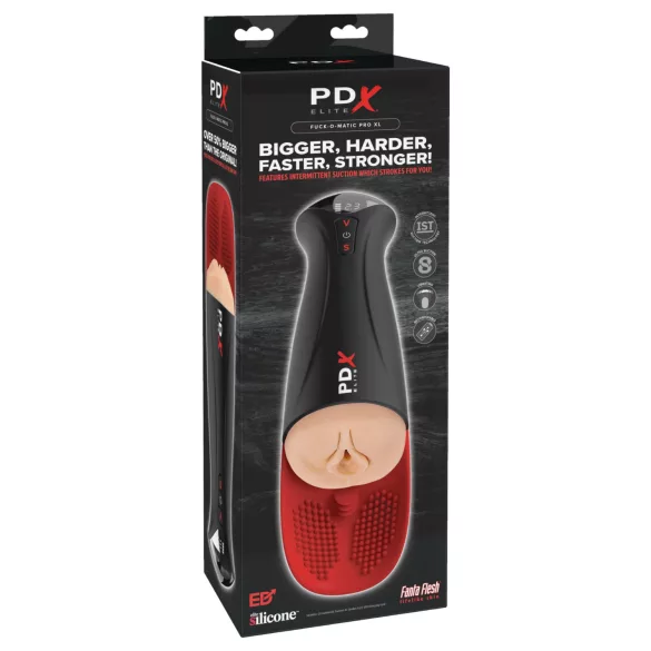 PDX Elite Fuck-O-Matic Pro XL automatyczny ssący masturbator - czarny