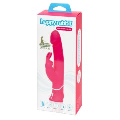   Happyrabbit Dual Density - wodoodporny wibrator z młotkiem (różowy)