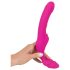Strapless Strap-On - przypinany wibrator (różowy)