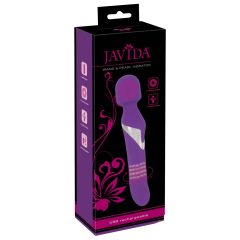 Javida Wand & Pearl - wibrator masujący 2 w 1 (fioletowy)