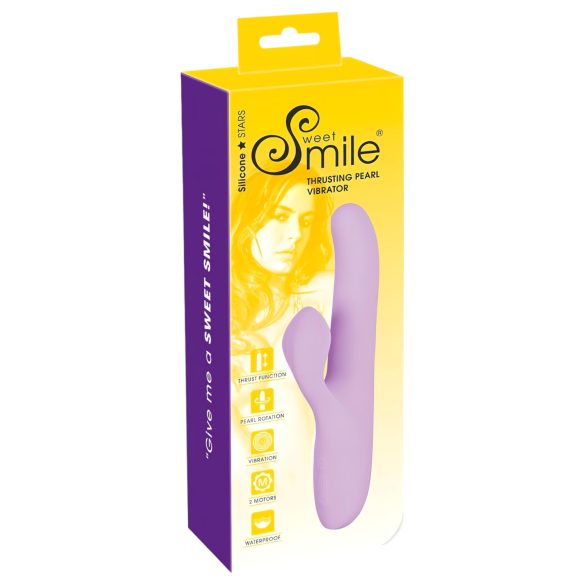 SMILE Thrusting - wibrator z obrotowym i pulsacyjnym ruchom ramieniem (fioletowy)