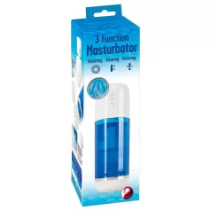   You2Toys - masturbator automatyczny obrotowo-tłokowy - niebiesko-biały