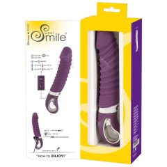 SMILE Soft - podgrzewany wibrator z akumulatorem (fioletowy)