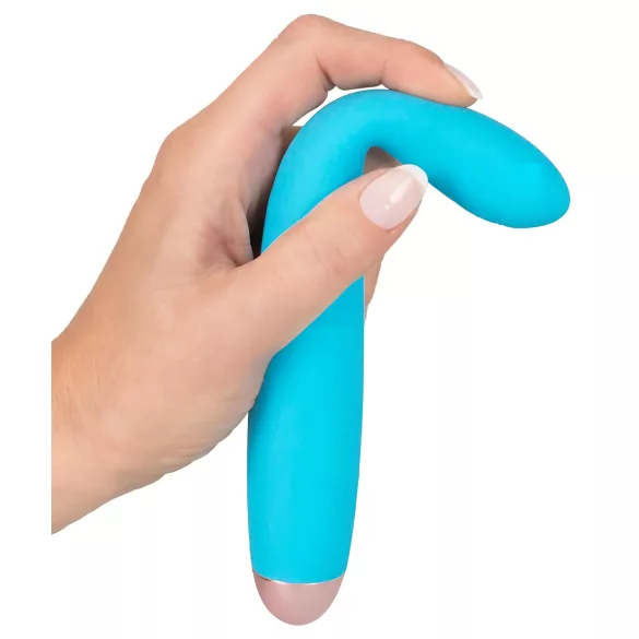 Cuties Mini - wibrator do punktu G - wodoodporny, akumulator, turkusowy