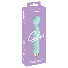   Cuties Mini Wand - akumulatorowy, wodoodporny masażer wibrujący (zielony)