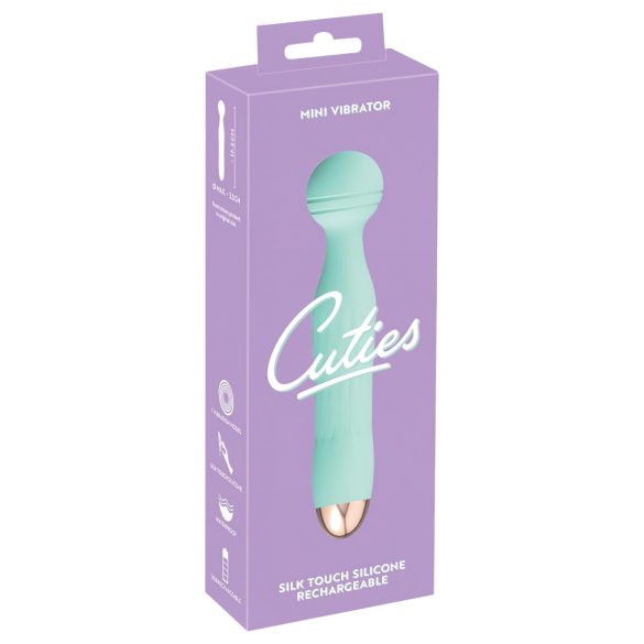 Cuties Mini Wand - wodoodporny wibrator do masażu (zielony)