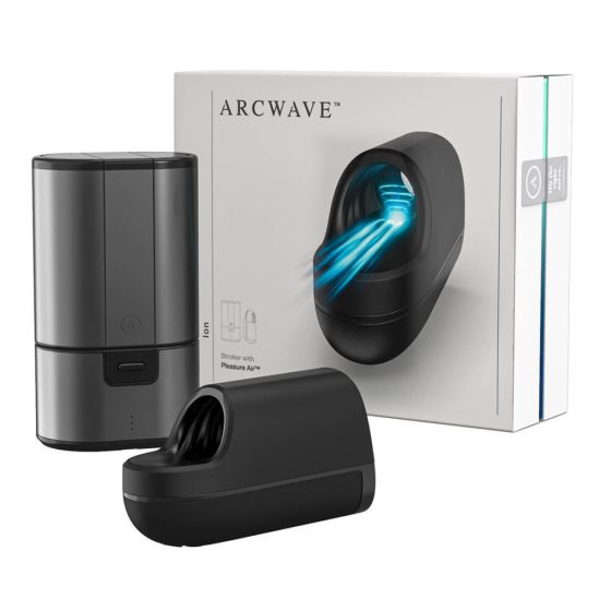 Arcwave Ion - wodoodporny, ładowalny masturbator z falą powietrzną (czarny)