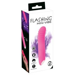   You2Toys - Flashing Mini Vibe - ładowalny, świecący wibrator (różowy)
