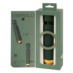   Emerald Love Wand - ładowalny, wodoodporny wibrator masujący (zielony)