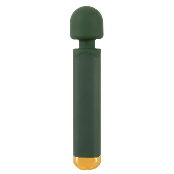 Emerald Love Wand - ładowalny, wodoodporny wibrator masujący (zielony)