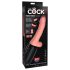 King Cock Plus 6,5 - wibrator z jądrami - naturalny