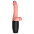 King Cock Plus 6,5 - wibrator z jądrami - naturalny