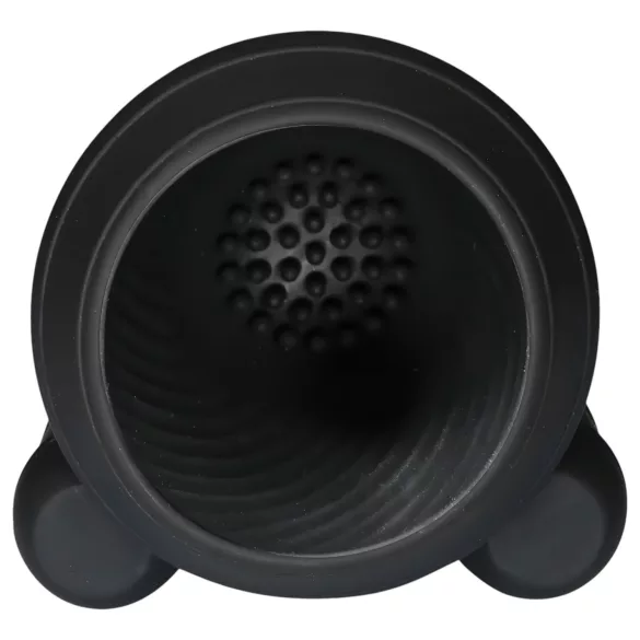 Rebel - wibrator na żołądź akumulatorowy dwusilnikowy czarny