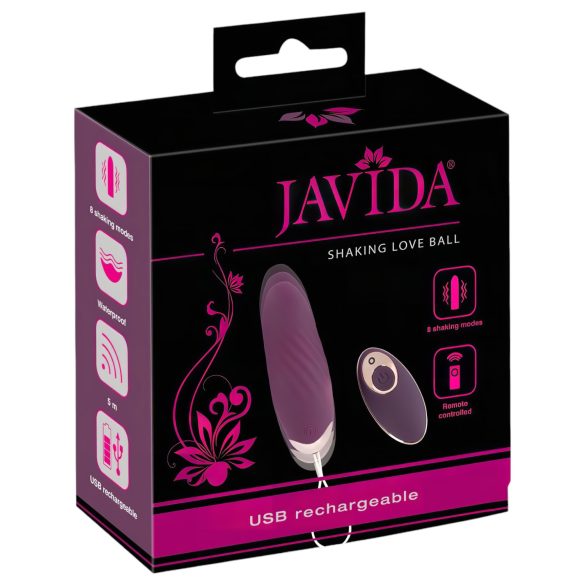 Javida Shaking Love - radiowe, wibrujące jajeczko (fioletowe)