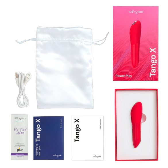 We-Vibe Tango X - wibrator łechtaczkowy wodoodporny akumulatorowy - koralowy