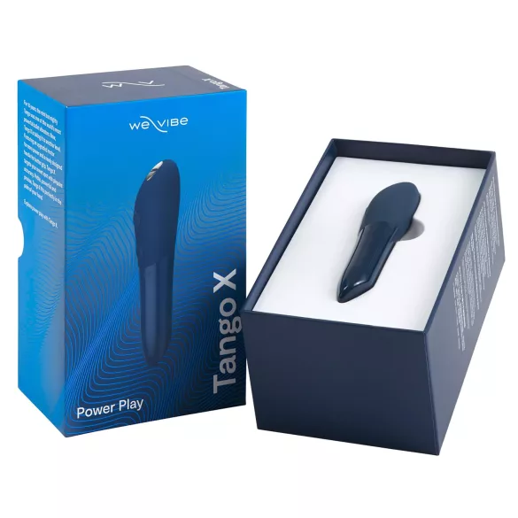 We-Vibe Tango X - wibrujący masażer łechtaczki - wodoodporny - niebieski