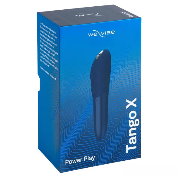 We-Vibe Tango X - wibrujący masażer łechtaczki - wodoodporny - niebieski