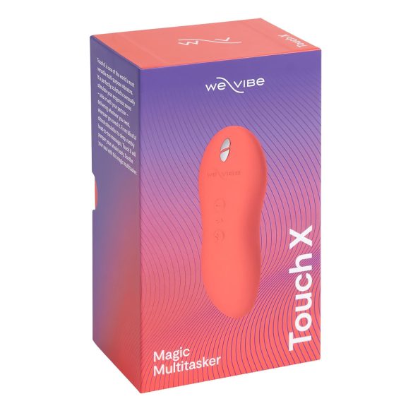 We-Vibe Touch X - akumulatorowy, wodoodporny masażer łechtaczki (koral)