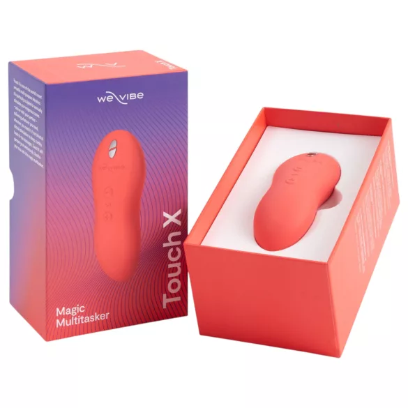 We-Vibe Touch X - wibrator łechtaczkowy wodoodporny akumulatorowy koralowy