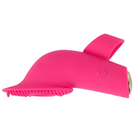 SMILE Licking - ładowalny wibrator na palec z falami powietrza (różowy)