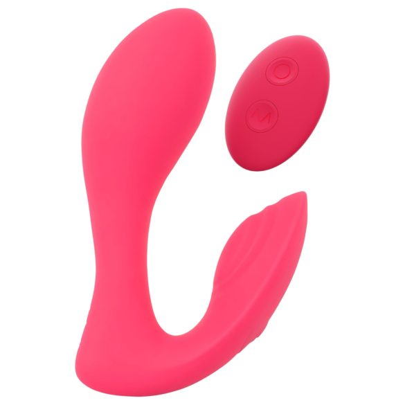 SMILE Panty - akumulatorowy, zdalnie sterowany 2w1 wibrator (różowy)