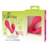 SMILE Panty - akumulatorowy, zdalnie sterowany 2w1 wibrator (różowy)