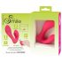SMILE Panty - akumulatorowy, zdalnie sterowany 2w1 wibrator (różowy)