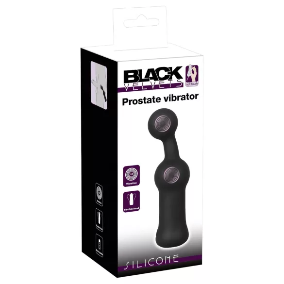 Black Velvets - Wibrator prostaty (czarny)