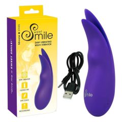   SMILE Multi - wyjątkowo mocny wibrator łechtaczkowy z możliwością ładowania (fioletowy)