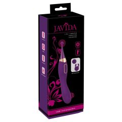   Javida - bezprzewodowy stymulator łechtaczki i wibrator 2 w 1 (fioletowy)