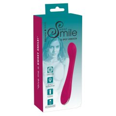   SMILE G-spot - bezprzewodowy, prążkowany wibrator punktu G (fioletowy)