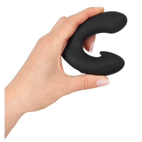 Anos - anatomiczny wibrator prostaty z możliwością ładowania (czarny)