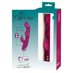   SMILE - Elastyczny wibrator z kolcami w punkcie A i G (fioletowy)