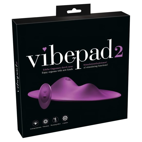 VibePad 2 - fioletowy wibracyjny stymulator dla dwojga