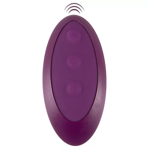 VibePad 2 - wibrator do lizania w formie poduszki - silikon fioletowy